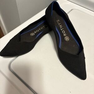 Rothy's Women's Black Pointed Flats